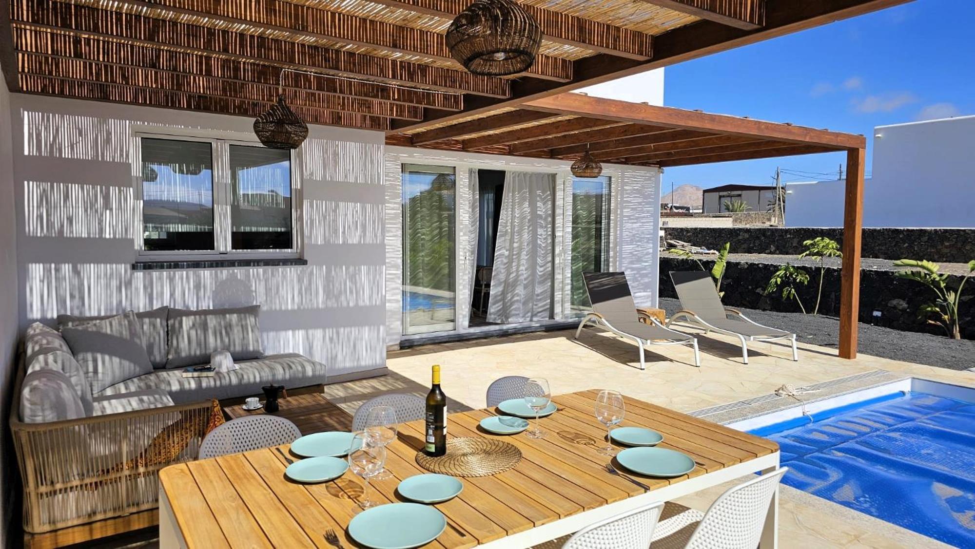 Villa Utopia Lajares Bagian luar foto